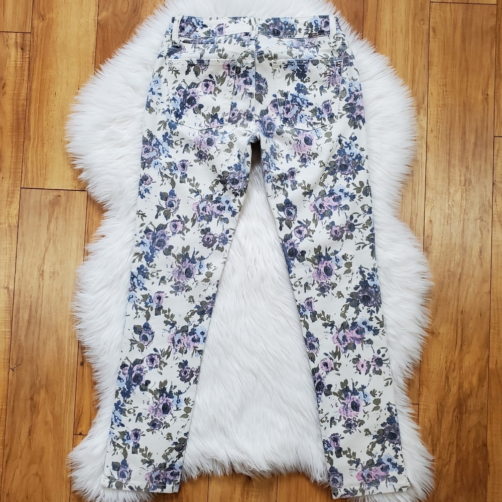 DL1961 Angel Katniss Floral Skinny Ankle Jeans - Picture 6 of 14